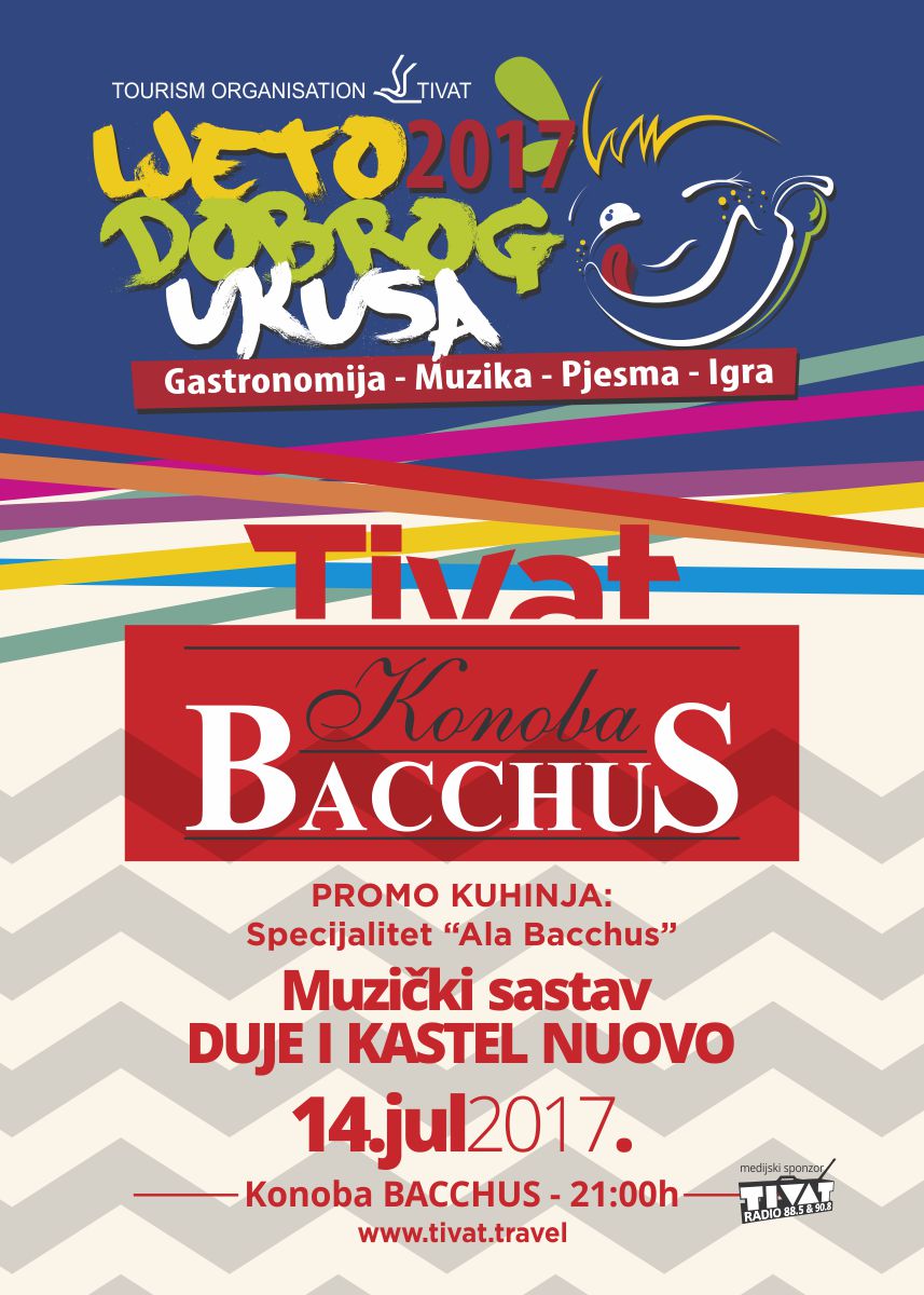 Plakat Bacchus