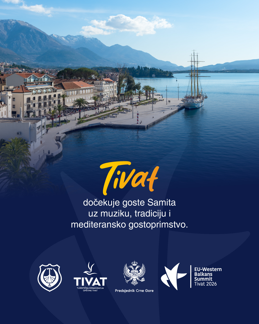 Kulturno-zabavni program u Tivtu u susret Samitu EU – Zapadni Balkan